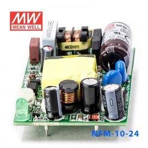 NFM-10-24 10W  24V 0.42A  微漏电PCB板单路输出板上插装型医用明纬开关电源