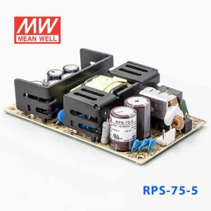 RPS-75-5  75W  5V 18.7A  单路输出微漏电低空载损耗医用无外壳明纬开关电源