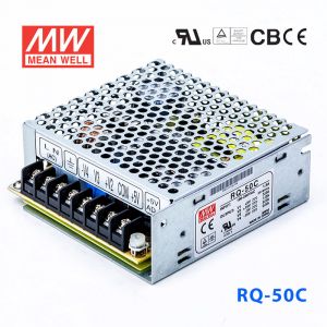 RQ-50C台湾明纬5V5A+15V1A-5V0.5A-15V0.5A四路开关电源50W四组