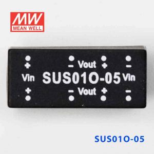 SUS01O-05  1W  48V-5V  非稳压单组输出明纬DC-DC转换模块电源