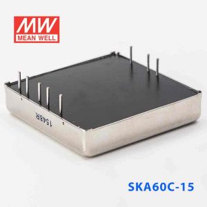 SKA60C-15  60W  36~72V 输入 15V 4A 明纬单路稳压输出DC-DC转换电源