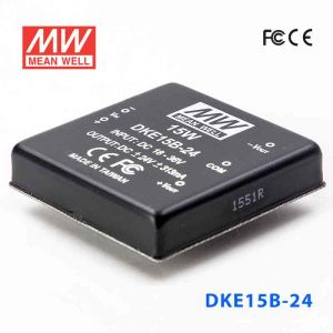 DKE15B-24  15W  18~36V  输入  ±24V  双路输出明纬DC-DC转换模块电源