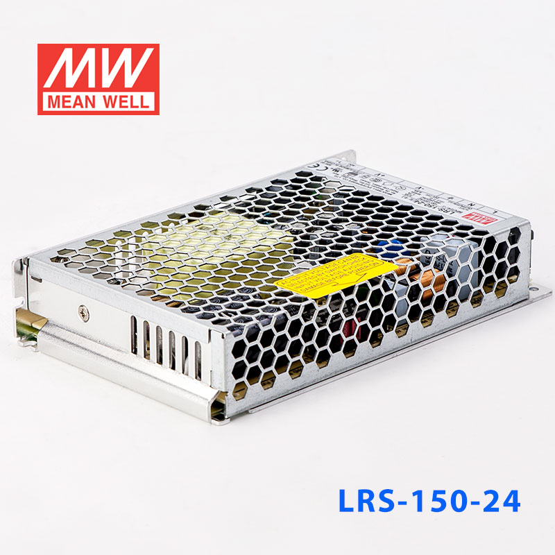  LRS-150-24 156W 24V6.5A输出（输入电压开关选择型)明纬超薄高性能开关电源