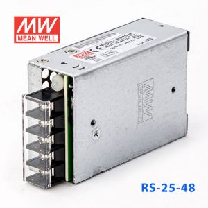 RS-25-48 25W 48V0.57A 单路输出明纬电源(G3系列-高性能内置有外壳) 