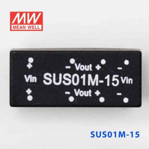 SUS01M-15  1W  12V-15V  非稳压单组输出明纬DC-DC转换模块电源