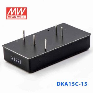 DKA15C-15  15W  36~72V 输入  ±15V  稳压双路输出明纬DC-DC转换模块电源