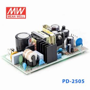 PD-2505  25W +5V 3A -5V 2.5A  双路输出无外壳PCB板明纬开关电源