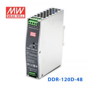 DDR-120D-48明纬120W 67.2~154V输入 48V2.5A输出导轨型DC-DC电源