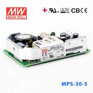 MPS-30-5 30W 5V5A 单路输出微漏电医用无外壳明纬开关电源