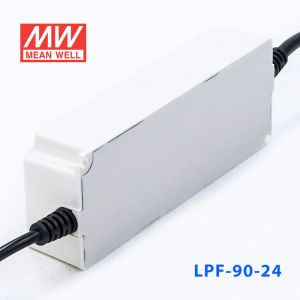 LPF-90-24  90W  24V 3.75A  恒压+恒流有PFC高效率塑壳IP67防水LED电源