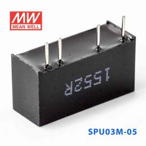 SPU03M-05  3W  12V-5V 非稳压单路输出明纬DC-DC模块电源