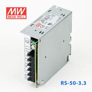 RS-50-3.3 50W 3.3V10A 单路输出明纬开关电源(G3系列-高性能内置有外壳) 