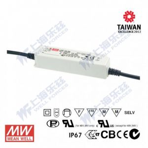 LPF-16-54  16W  54V 0.3A  恒压+恒流有PFC高效率塑壳IP30防水LED电源