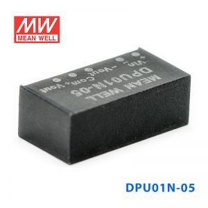 DPU01N-05 1W 24V 转 ±5V  非稳压双路输出明纬DC-DC转换模块电源