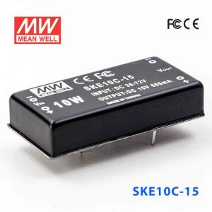 SKE10C-15  10W  36~72V  输入  15V  单路输出明纬DC-DC转换模块电源