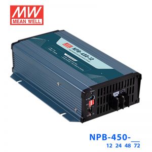 NPB-450-48明纬57.6V55.2A输出456.96W智能充电器2/3段式铅酸锂电池