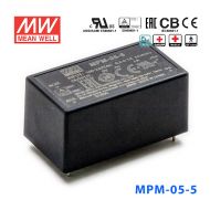 MPM-05-3.3台湾明纬4.1W 80~264V输入3.3V1.25A输出医疗基板电源