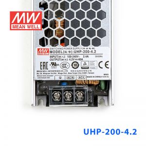 UHP-200-4.2 168W 4.2V 40A 明纬PFC高性能超薄电源