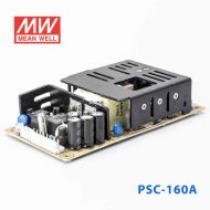 PSC-160A 160W 13.8V7.6A 单路输出PFC带浮充电直流UPS裸板明纬安防电源
