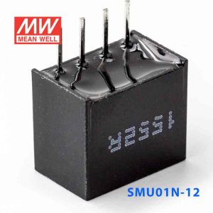 SMU01N-12  1W  24V-12V  非稳压单路输出明纬DC-DC转换模块电源