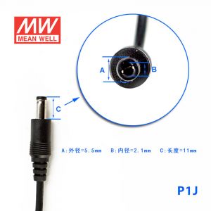 GS25A09-P1J 25W 9V2.77A 输出绿色能源明纬电源适配器(三线插口)