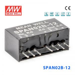 SPAN02B-12 2W 18~36V 转 12V 167mA非稳压单路输出DC-DC模块电源