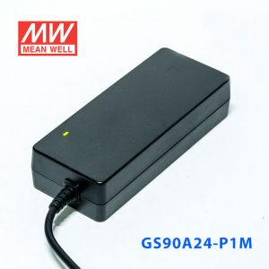 GS90A24-P1M 90W 24V3.75A 输出绿色能源明纬电源适配器(三线插口)