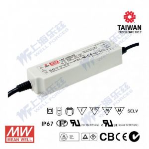 LPF-40D-48  40W  48V 1.25A  恒压+恒流PFC高效率塑壳IP67防水调光LED电源