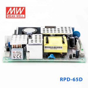 RPD-65D  65W +24V  29A +5V 1.5A  双路输出无外壳PCB板明纬开关电源