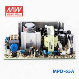 MPD-65A  65W +5V 7A +12V 3.2A  双路输出微漏电医用无外壳明纬开关电源