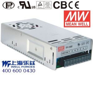 TP-150C  150W +5V 20A +15V 6A -15V 1A  三路输出带PFC明纬开关电源