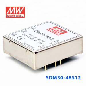 SDM30-48S12  30W  36~72V  输入  12V  稳压单路输出明纬DC-DC转换模块电源