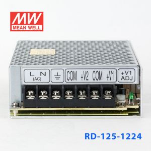 RD-125-1224台湾明纬12V24V双路电源125W直流稳压12V3.7A+24V3.7A