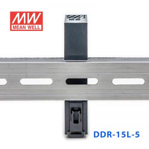 DDR-15L-5台湾明纬15W 18~75V输入5V3A输出导轨型DC-DC电源