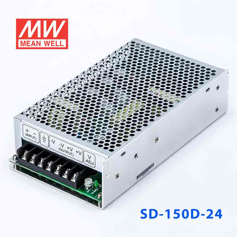 SD-150D-24  150W  72~144V  输入 24V 6.3A  输出有外壳明纬DC-DC转换电源