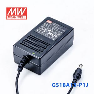 GS18A15-P1J 18W 15V1.2A 输出绿色能源明纬电源适配器(三线插口)