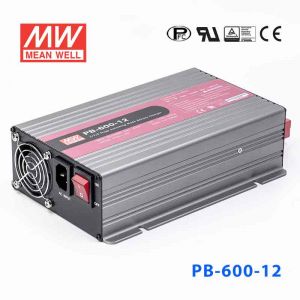 PB-600-12  600W  14.4V 40A  带PFC明纬2/3/8段式智能铅酸电池充电器