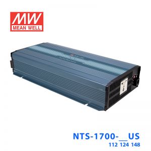 NTS-1700-112US明纬12V150A输出纯正弦波DC-AC逆变器