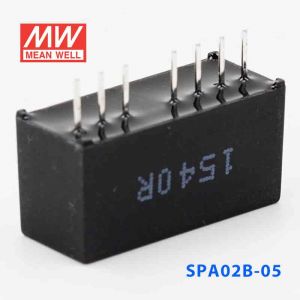 SPA02B-05  2W  18~36V  输入 5V  稳压单路输出明纬DC-DC转换模块电源