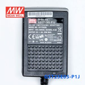 GST25E05-P1J 20W 5V4A高效能低空载损耗绿色节能欧规适配器