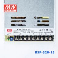 RSP-320-15 320W 15V21.4A 单路输出带功率因素校正超薄型明纬开关电源