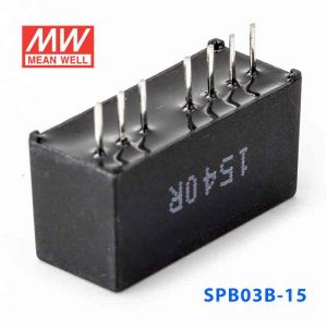 SPB03B-15  3W  18~36V  输入 15V  稳压单路输出明纬DC-DC转换模块电源