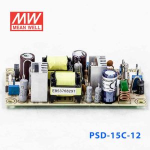 PSD-15C-12  15W  36~72V  输入 12V 1.25A  单路输出PCB板明纬DC-DC变换电源