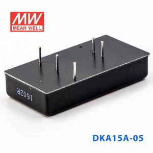 DKA15A-05  15W  9~18V 输入  ±5V 稳压双路输出明纬DC-DC转换模块电源