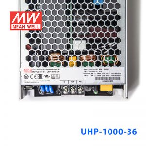 UHP-1000-36  1000W 36V 28A 明纬PFC高性能超薄电源