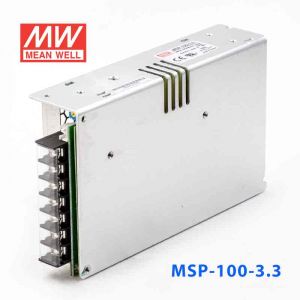 MSP-100-3.3 100W  3.3V 20A  单路输出带功率因素校正高可靠医疗型明纬开关电源