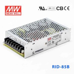 RID-85B台湾明纬5V24V隔离双路电源85W直流5V8A+24V2A