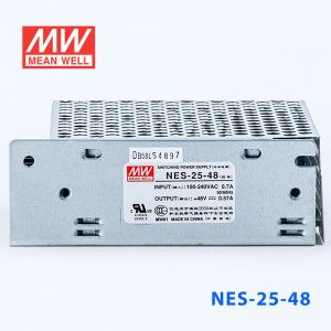 NES-25-48 25W 48V 0.57A 单路输出CCC认证明纬开关电源(NE系列)