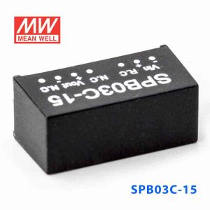 SPB03C-15  3W  36~72V  输入 15V  稳压单路输出明纬DC-DC转换模块电源