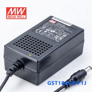 GST18A28-P1J  18W 28V0.64A高效能低空载损耗绿色节能桌上型适配器